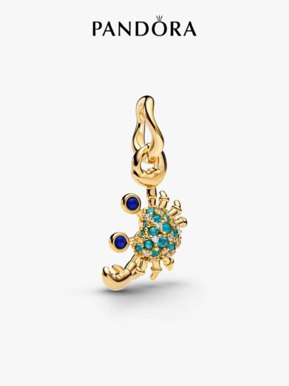 Pandora Crab Dangle Charm